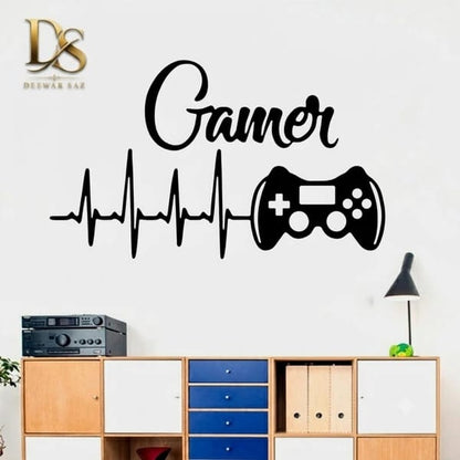 Gamer Gaming Wall Sticker | Gaming Room Wall Decor & Controller Decal