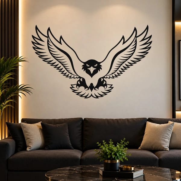 3D Eagle Wall Art – Luxury Modern Wall Decor