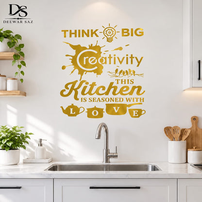 Personalized Kitchen Wall Decor | Custom Name Kitchen Wall Art | Kitchen Love Sign